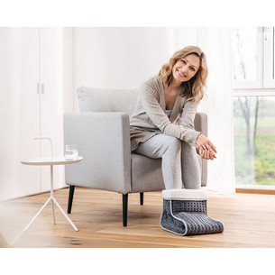 Beurer, grey/white - Footwarmer