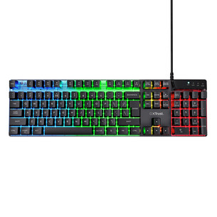 Trust GXT 835 Azor, US, black - Keyboard
