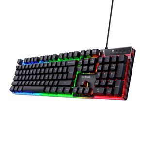 Trust GXT 835 Azor, US, черный - Клавиатура
