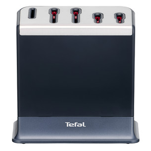 Tefal EverSharp, 5-osaline, roostevaba teras - Nugade komplekt ja noaplokk