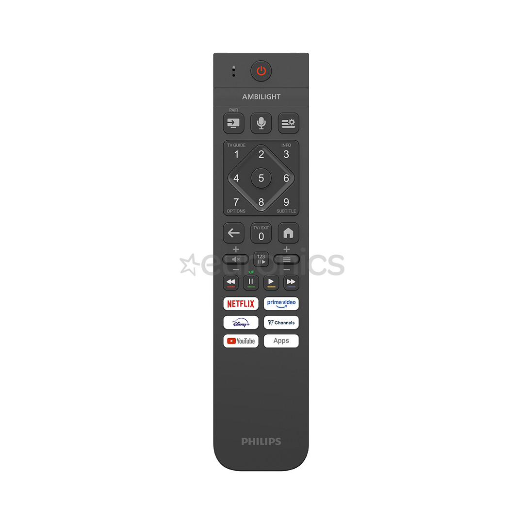 Philips PQS8631, 55'', 4K UHD, QLED, must - Teler