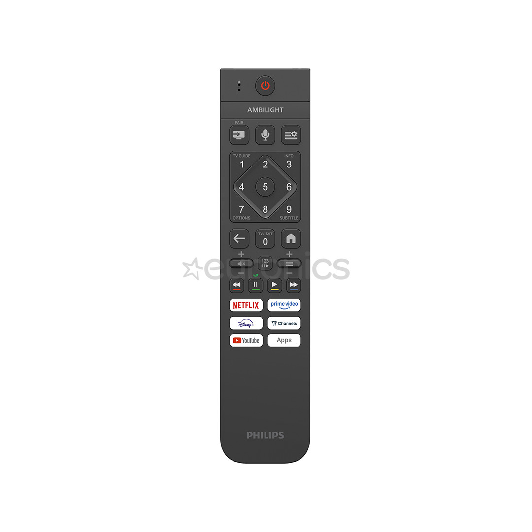 Philips PQS8631, 50'', 4K UHD, QLED, must - Teler