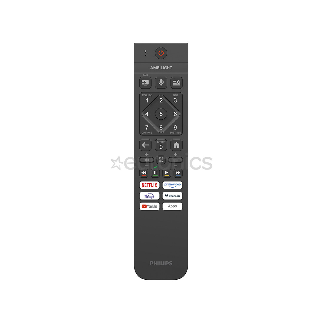 Philips PQS8631, 43'', 4K UHD, QLED, must - Teler