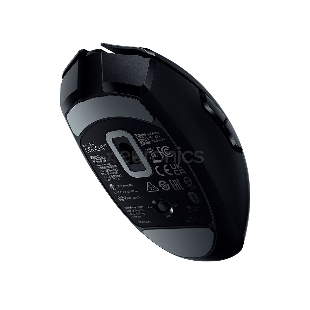 Razer Orochi V2 (2026), must - Juhtmevaba hiir