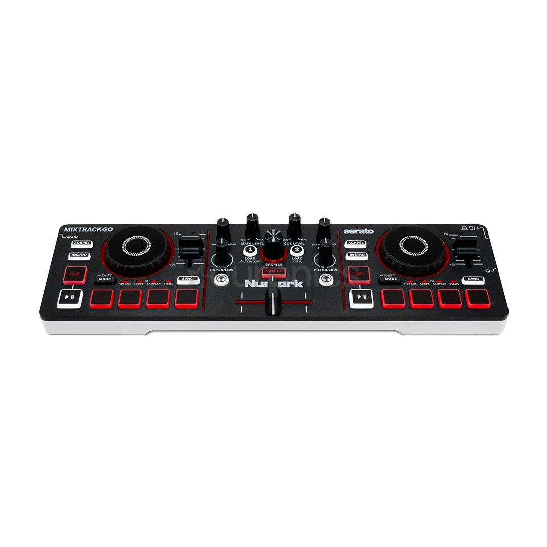 Numark MixTrack Go, must - DJ kontroller