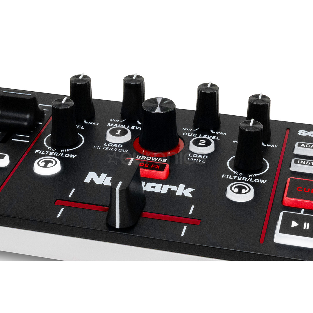 Numark MixTrack Go, must - DJ kontroller