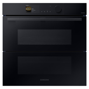 Samsung Dual Cook, pürolüütiline puhastus, 76 L, must - Integreeritav ahi