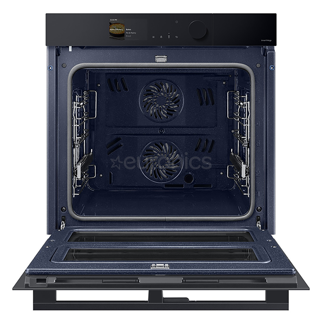 Samsung Dual Cook, pürolüütiline puhastus, 76 L, must - Integreeritav ahi