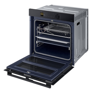 Samsung Dual Cook, pürolüütiline puhastus, 76 L, must - Integreeritav ahi