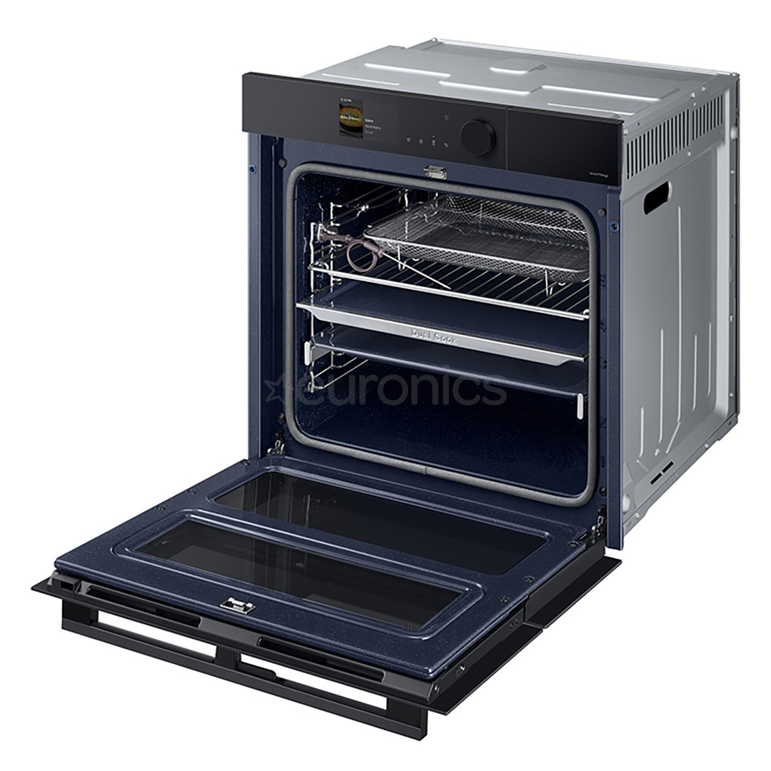 Samsung Dual Cook, pürolüütiline puhastus, 76 L, must - Integreeritav ahi