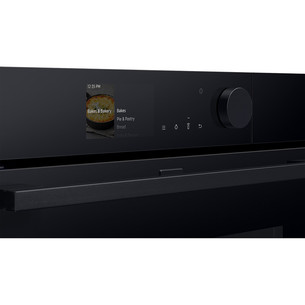 Samsung Dual Cook, pürolüütiline puhastus, 76 L, must - Integreeritav ahi