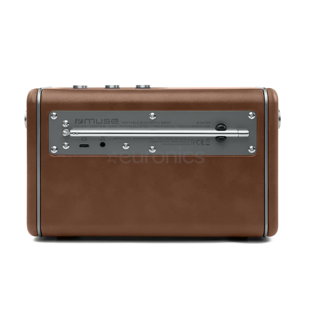 Muse M-098 BR, Bluetooth, pruun - Kaasaskantav raadio