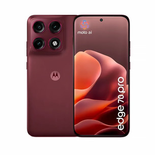 Motorola Edge 70 Pro, tumepunane - Nutitelefon