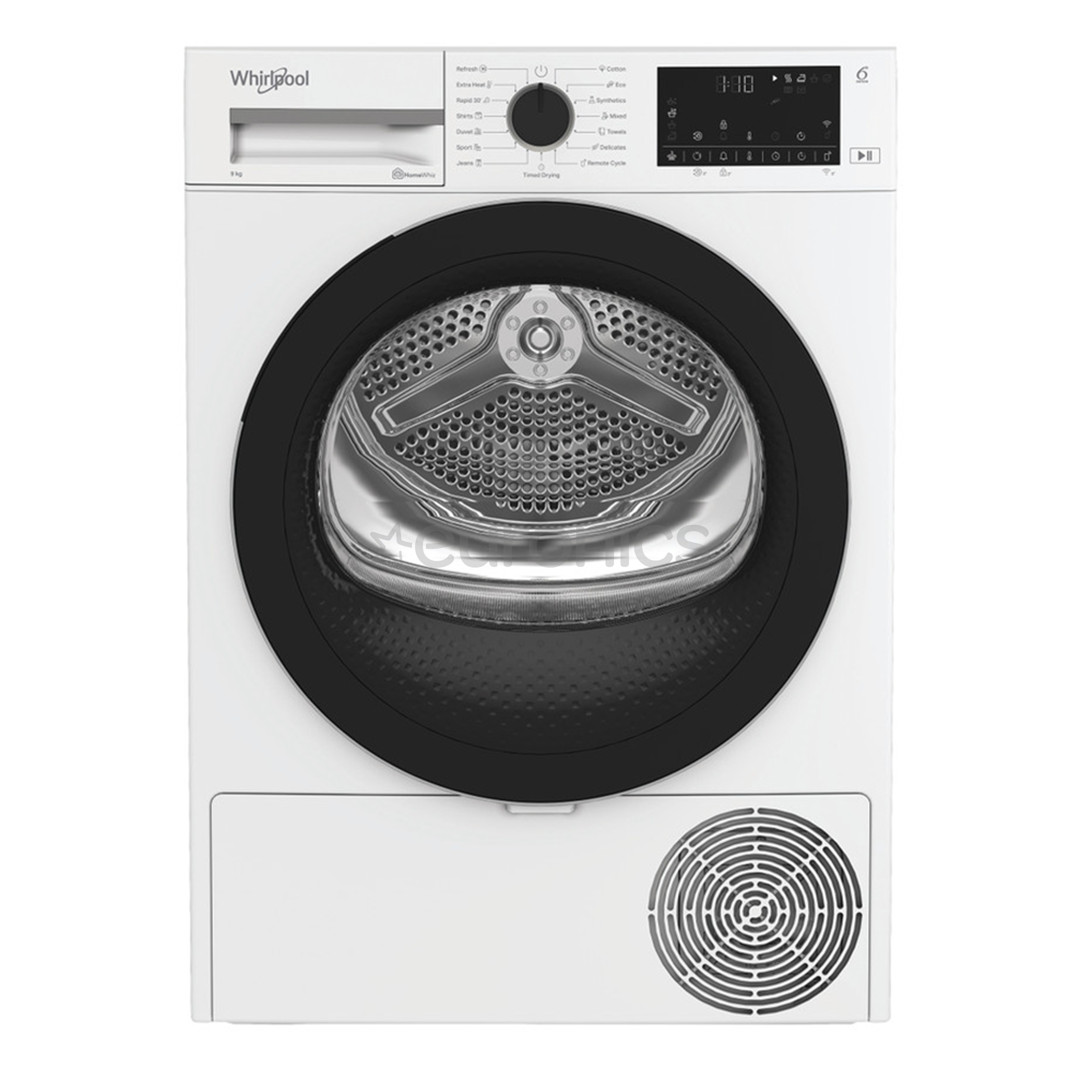 Whirlpool, 9 kg, depth 60.7 cm - Clothes dryer WPD9WBSEE