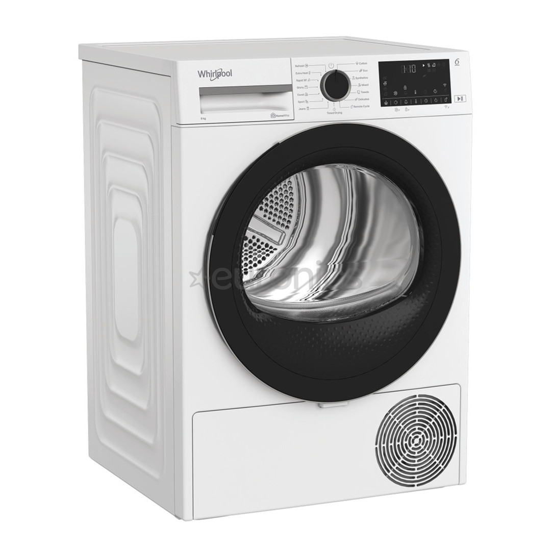 Whirlpool, 9 kg, depth 60.7 cm - Clothes dryer