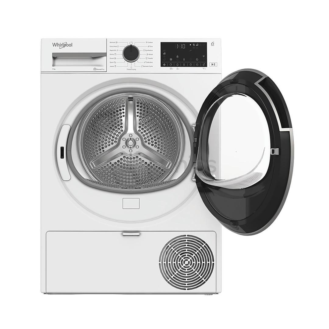 Whirlpool, 9 kg, depth 60.7 cm - Clothes dryer