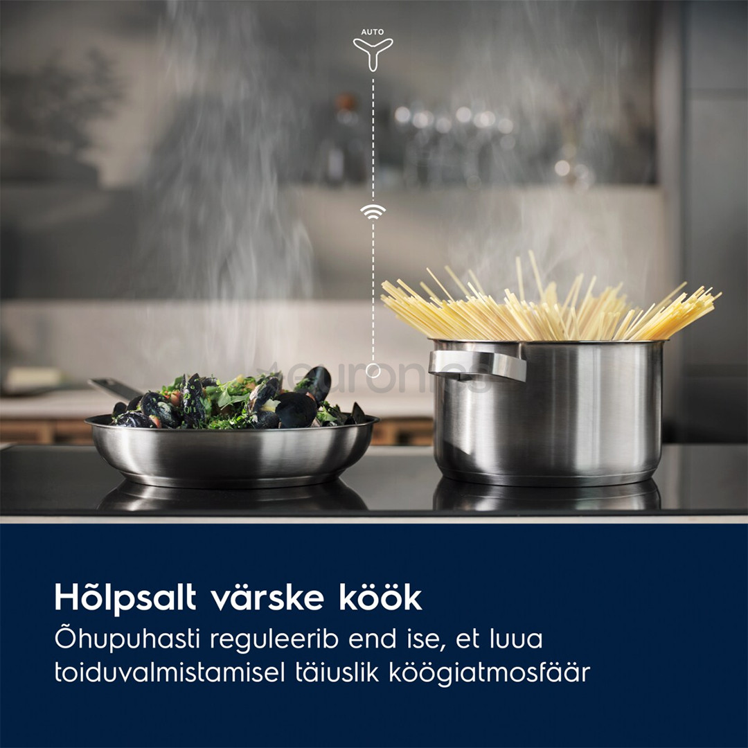 Electrolux 600 Seeria SaphirMatt SE® Hob2Hood, laius 59 cm, must - Integreeritav induktsioonpliidiplaat