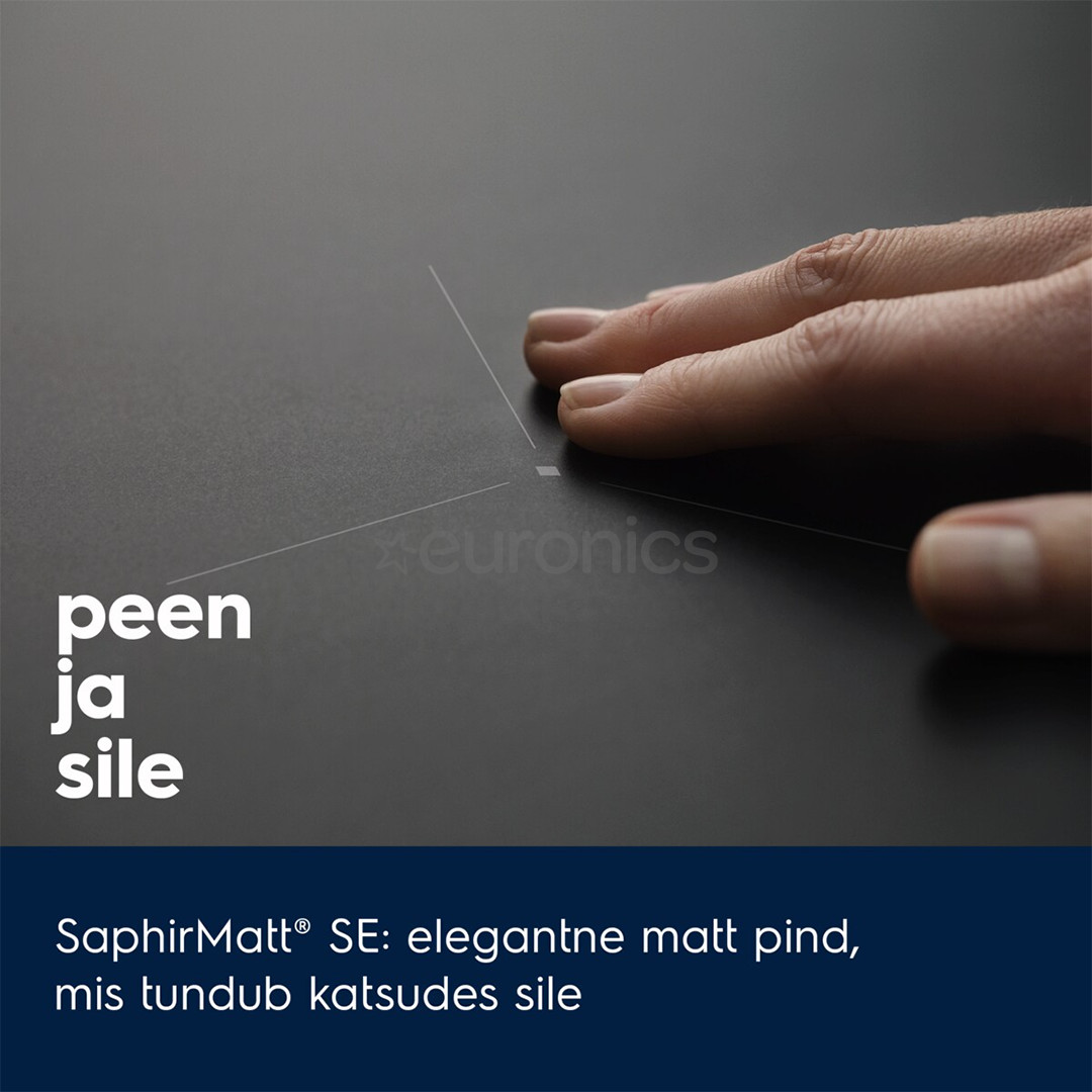 Electrolux 600 Seeria SaphirMatt SE® Hob2Hood, laius 59 cm, must - Integreeritav induktsioonpliidiplaat