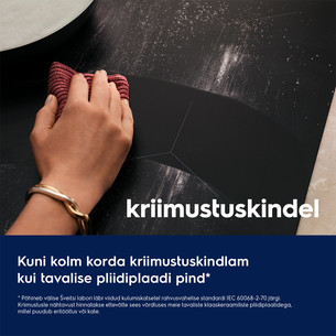 Electrolux 600 Seeria SaphirMatt SE® Hob2Hood, laius 59 cm, must - Integreeritav induktsioonpliidiplaat