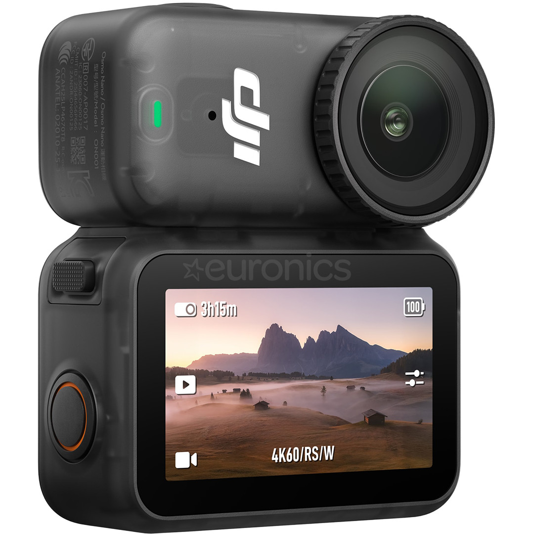 Dji Osmo Nano On-the-Go Combo, 128 GB, must - Seikluskaamera
