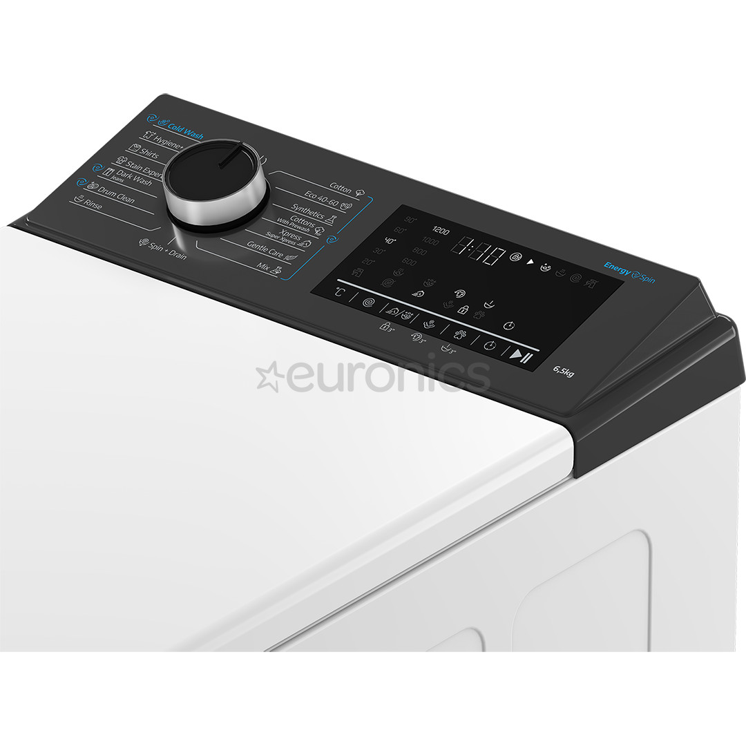 Beko, 6.5 kg, sügavus 60 cm, 1200 p/min - Pealtlaetav pesumasin
