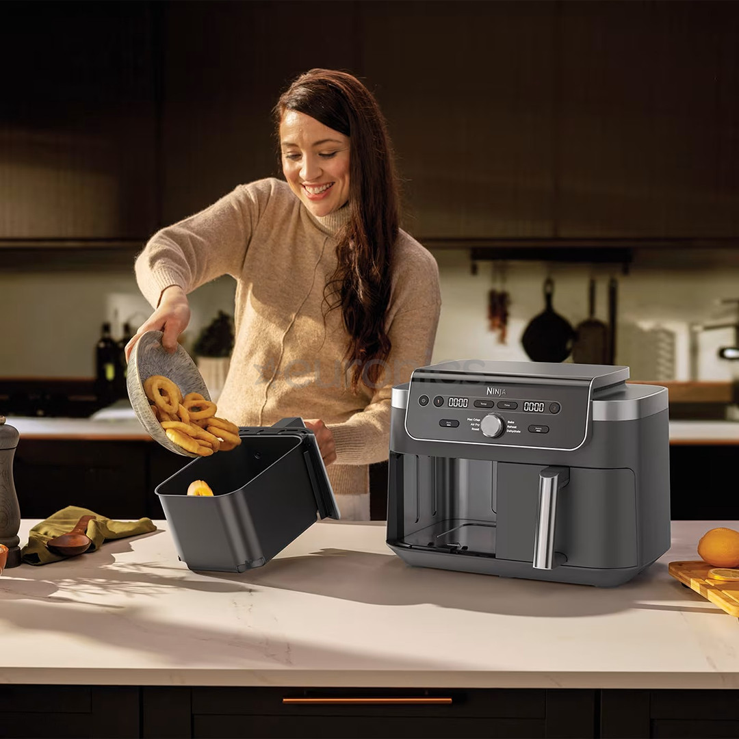 Ninja DualZone XL, 9.5 L, 2470 W, must - Kuumaõhufritüür