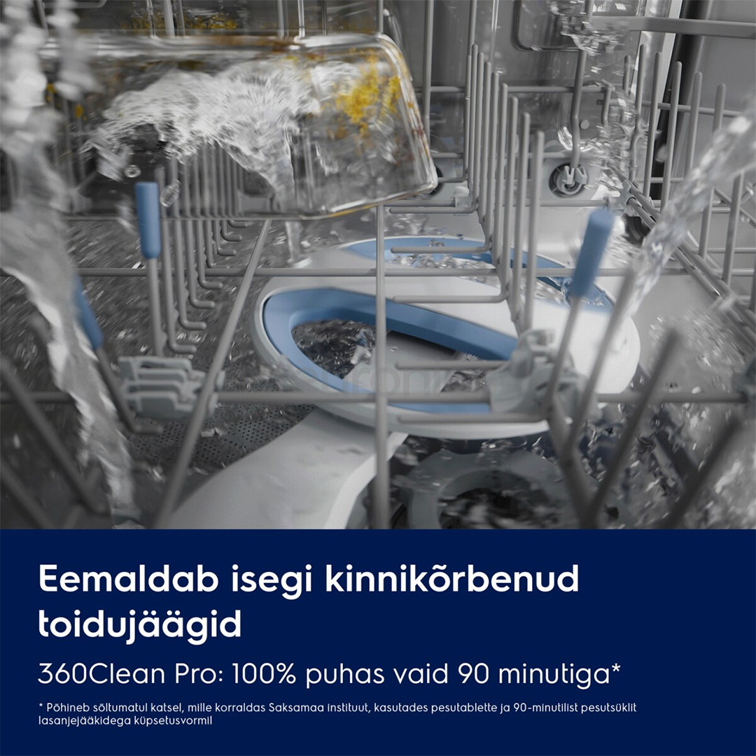 Electrolux 800 Seeria, CleaningPerformance, 14 nõudekomplekti - Integreeritav nõudepesumasin