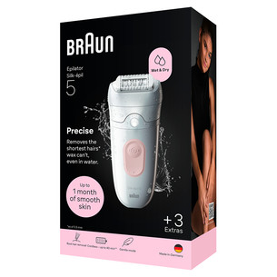 Braun Silk•épil 5, белый - Эпилятор