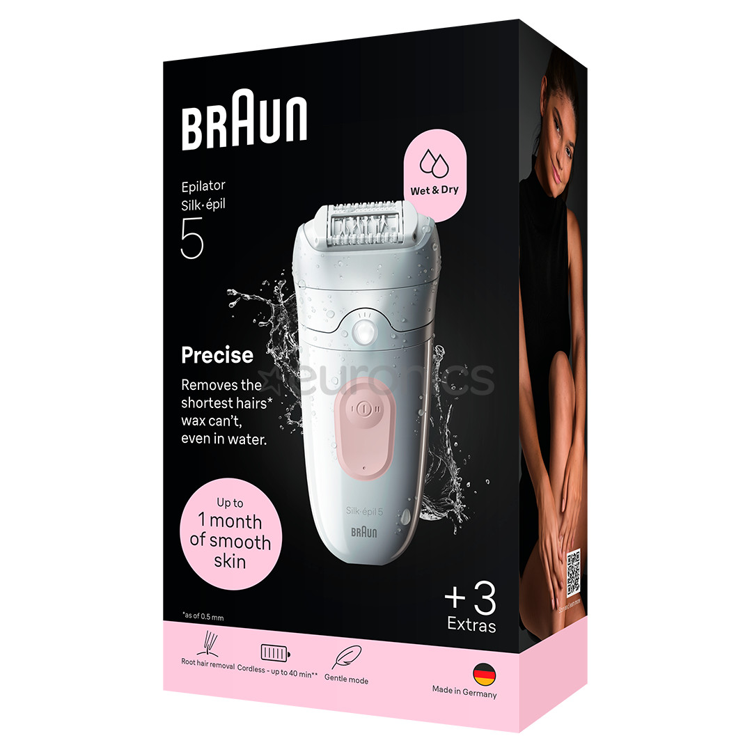 Braun Silk•épil 5, белый - Эпилятор