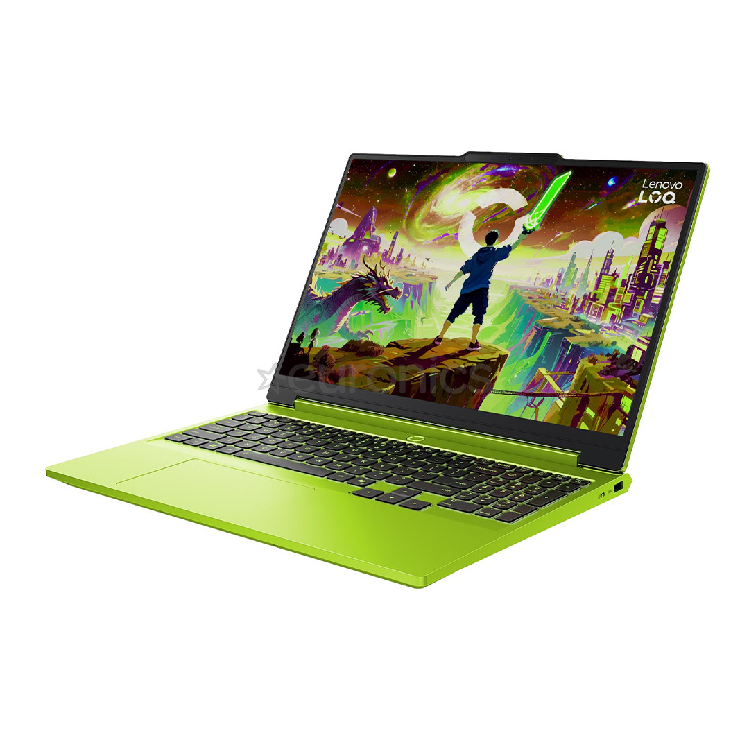 Lenovo LOQ 15 Gen 11, 15,3'', WQHD, 165 Hz, Ryzen 7, 16 GB, 512 GB, RTX 5060, SWE, surge green - Notebook