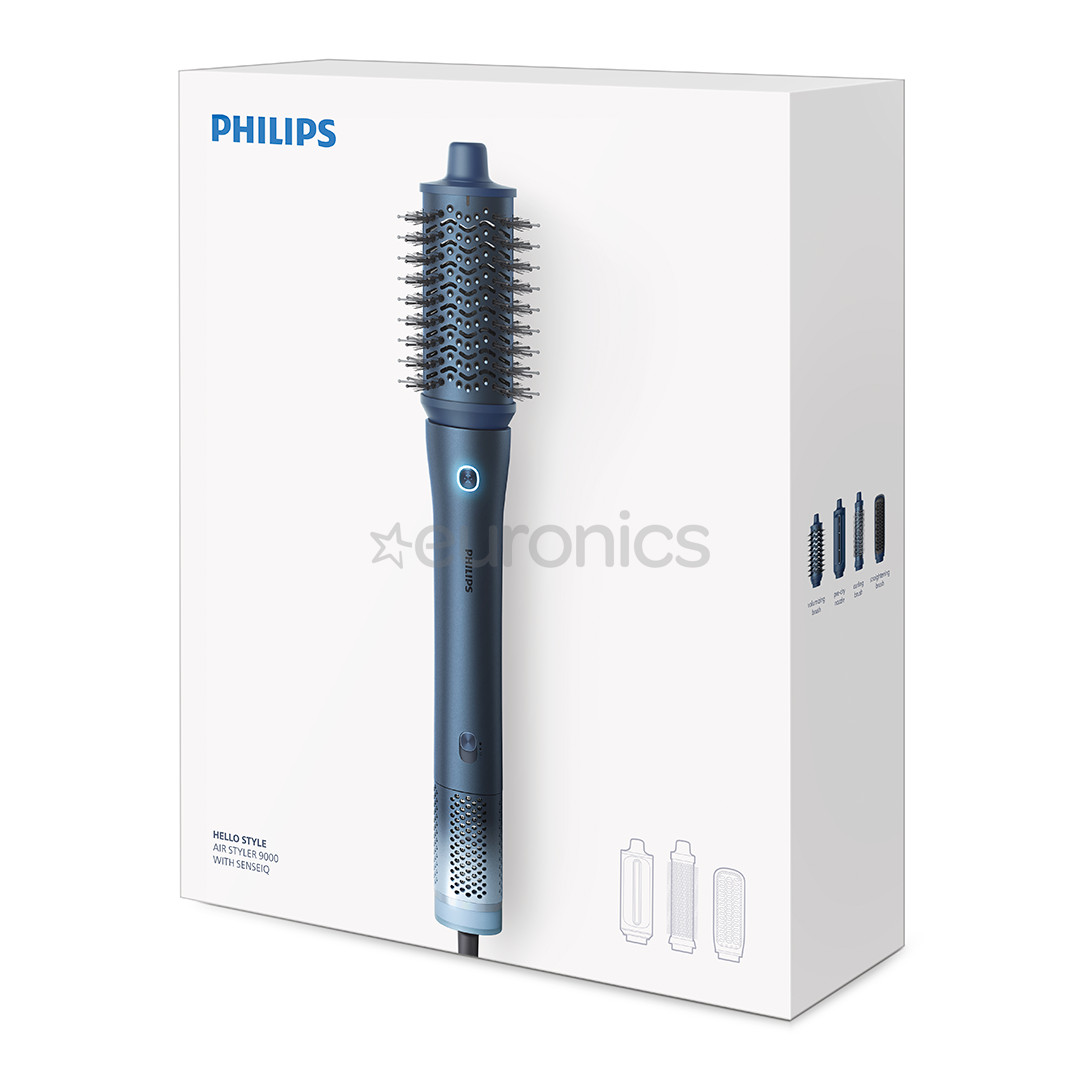 Philips Aqua Edition 9000, Aqua SenseIQ, tumesinine - Föön-koolutaja
