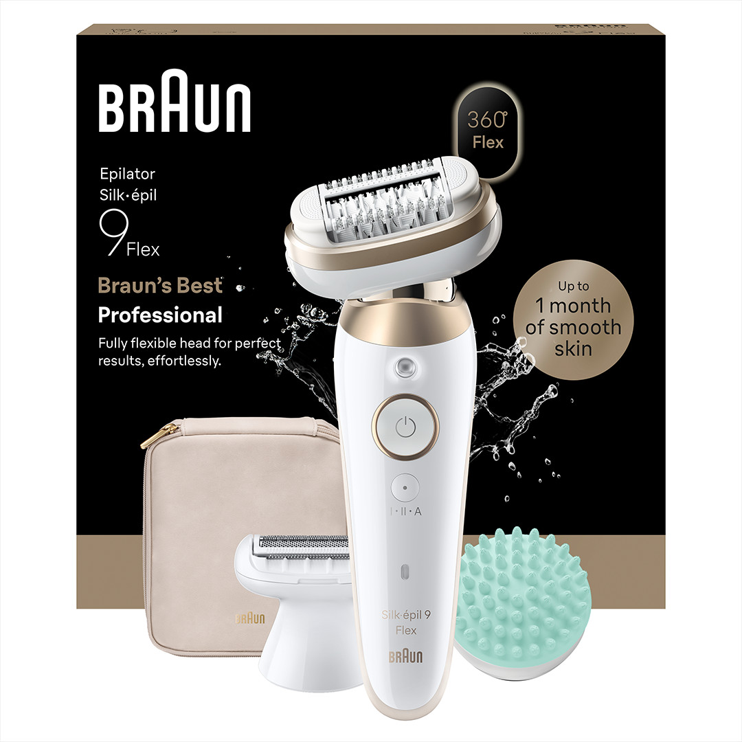 Braun Silk epil 9 Flex, white - Epilator