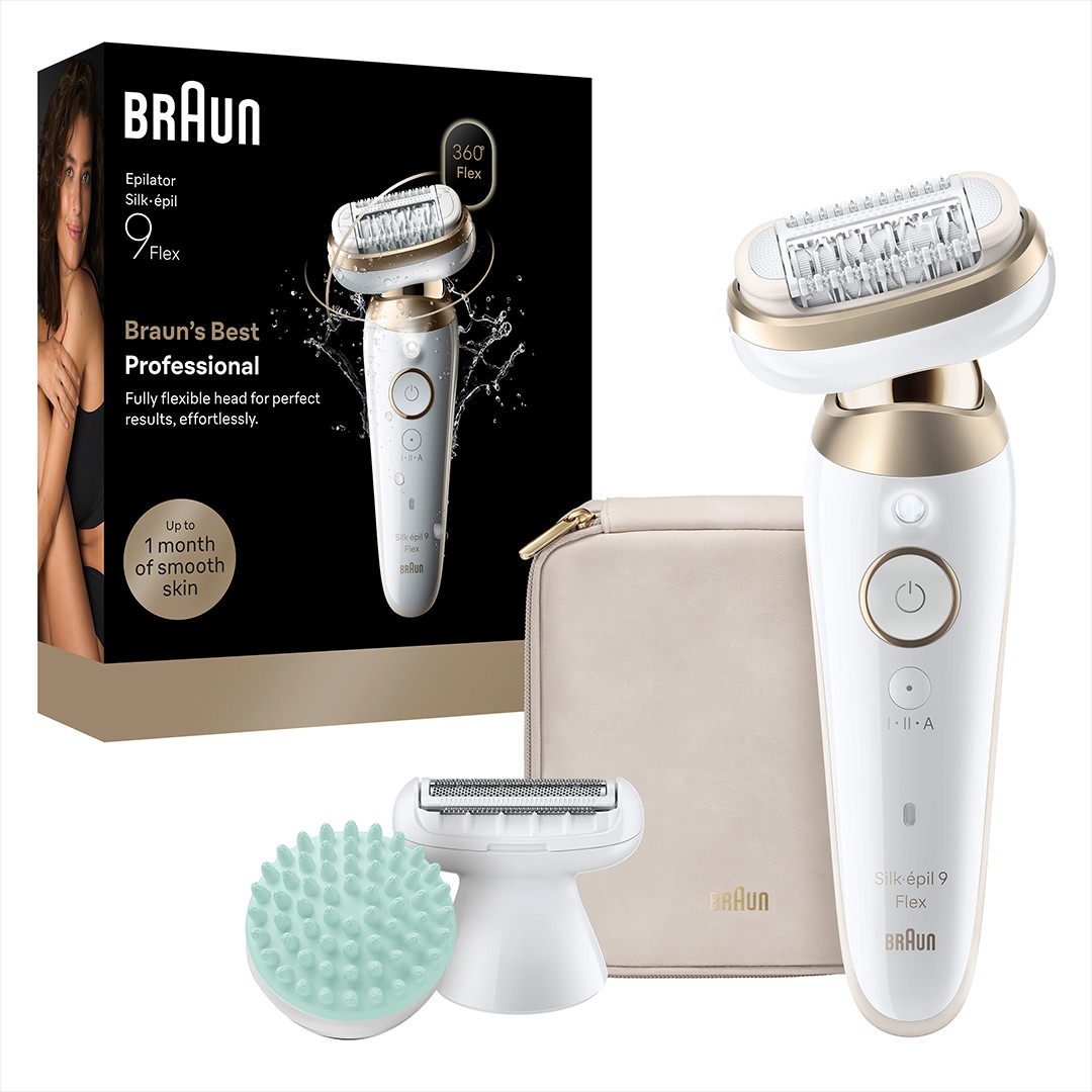Braun Silk epil 9 Flex, white - Epilator