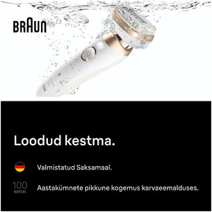 Braun Silk epil 9 Flex, white - Epilator