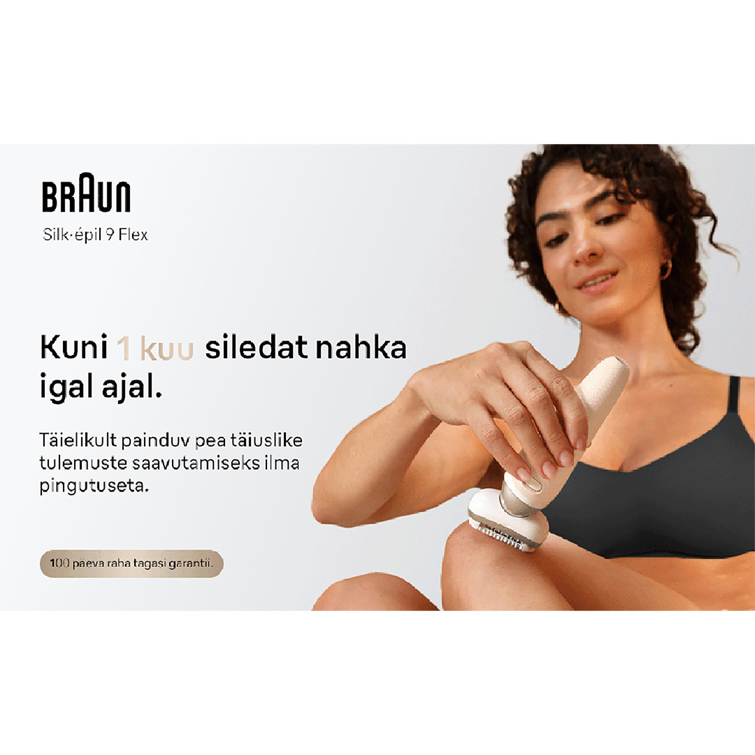 Braun Silk epil 9 Flex, white - Epilator