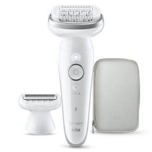 Braun Silk-epil 9, Wet & Dry, белый - Эпилятор