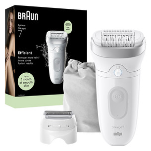 Braun Silk epil 7, белый - Эпилятор