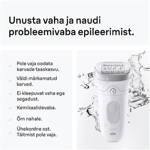 Braun Silk epil 7, белый - Эпилятор