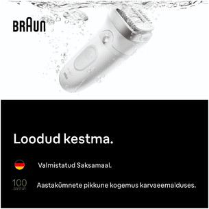 Braun Silk epil 7, белый - Эпилятор