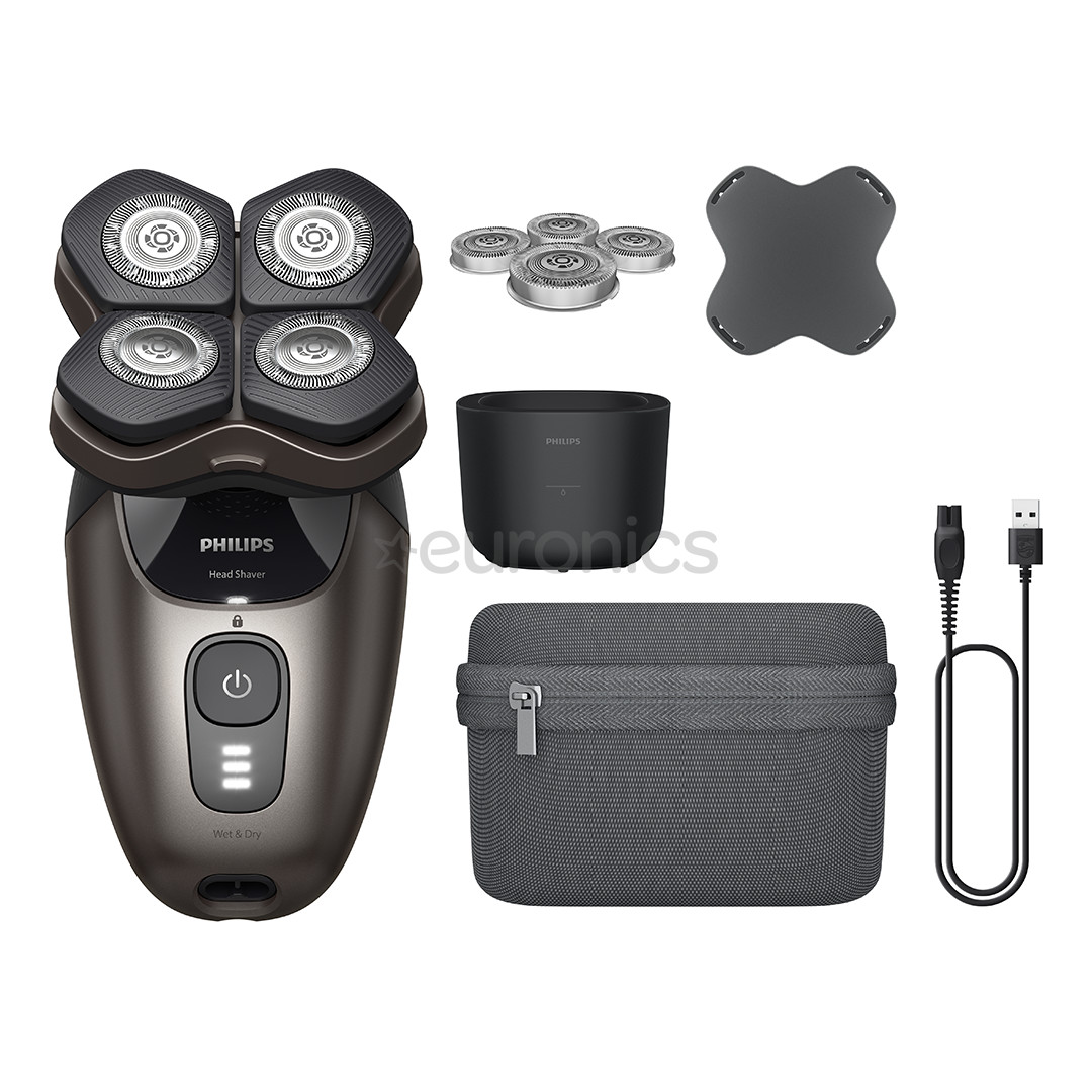 Philips Head Shaver Pro 9000, Wet & Dry, pronks - Pearaseerija
