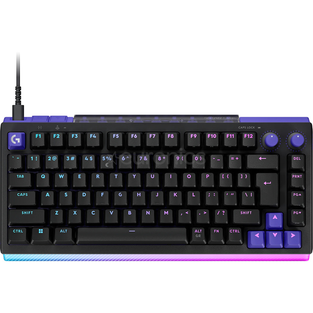 Logitech G512 X 75, Tactile, US, must - Klaviatuur