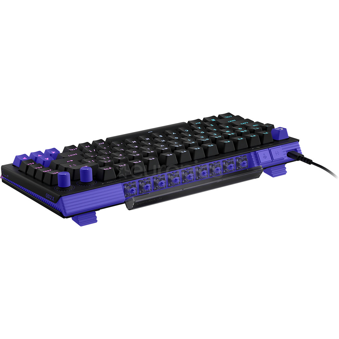 Logitech G512 X 75, Tactile, US, must - Klaviatuur