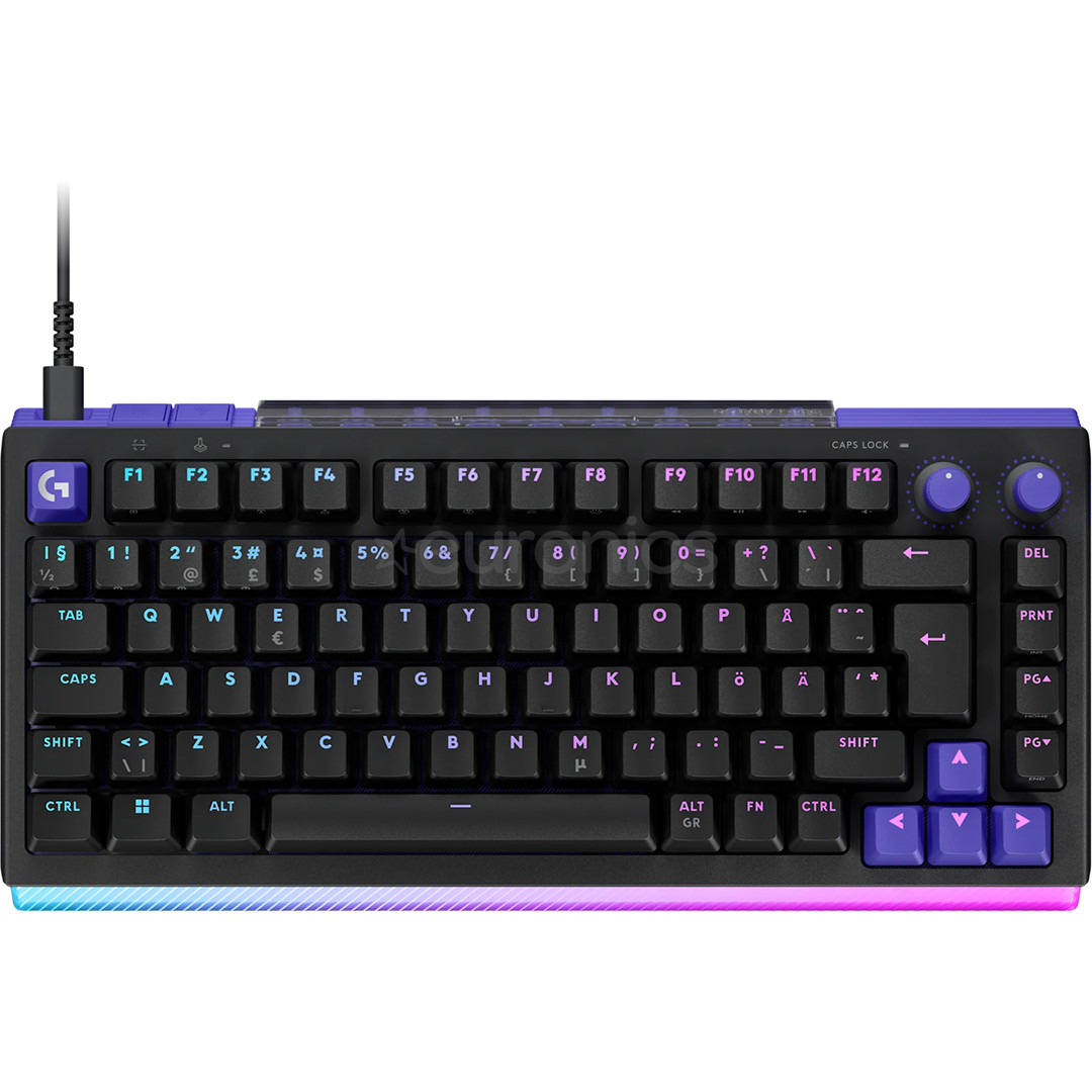 Logitech G512 X 75, Tactile, SWE, black - Keyboard