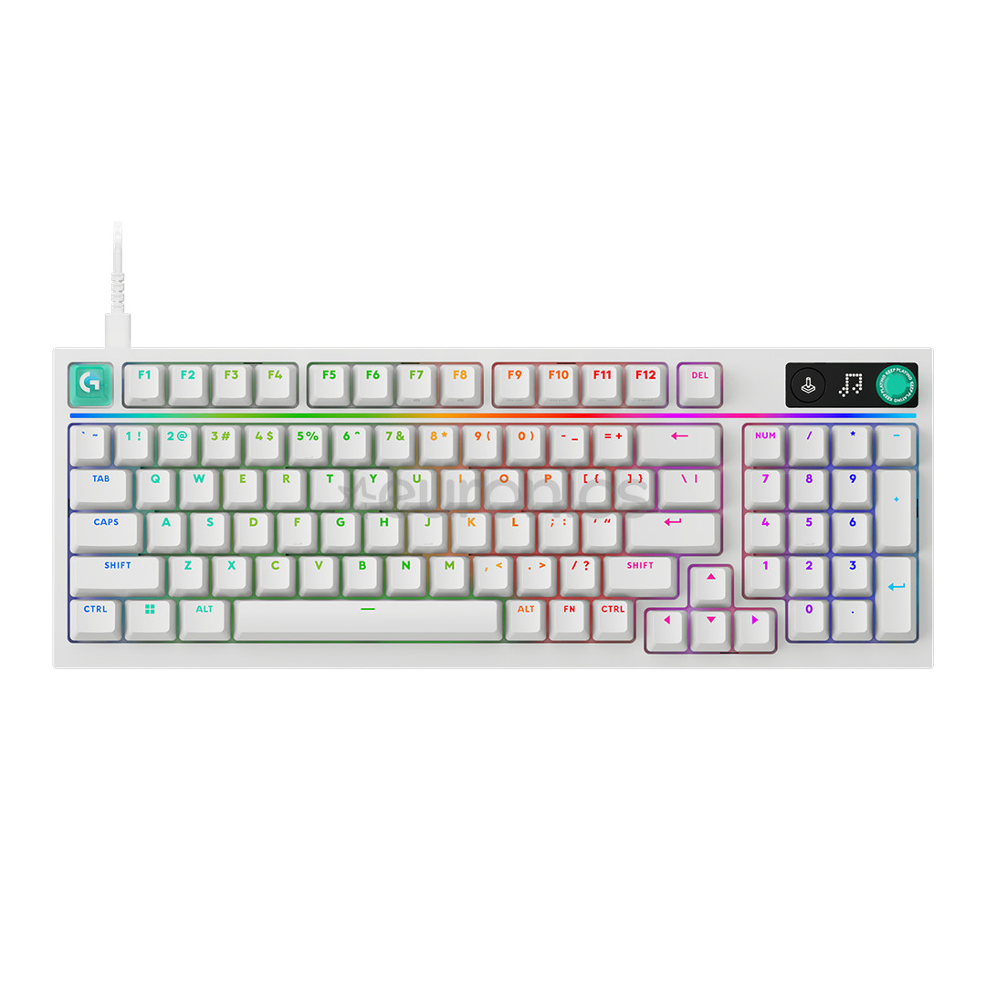 Logitech G316 X 98, Tactile, SWE, белый - Клавиатура