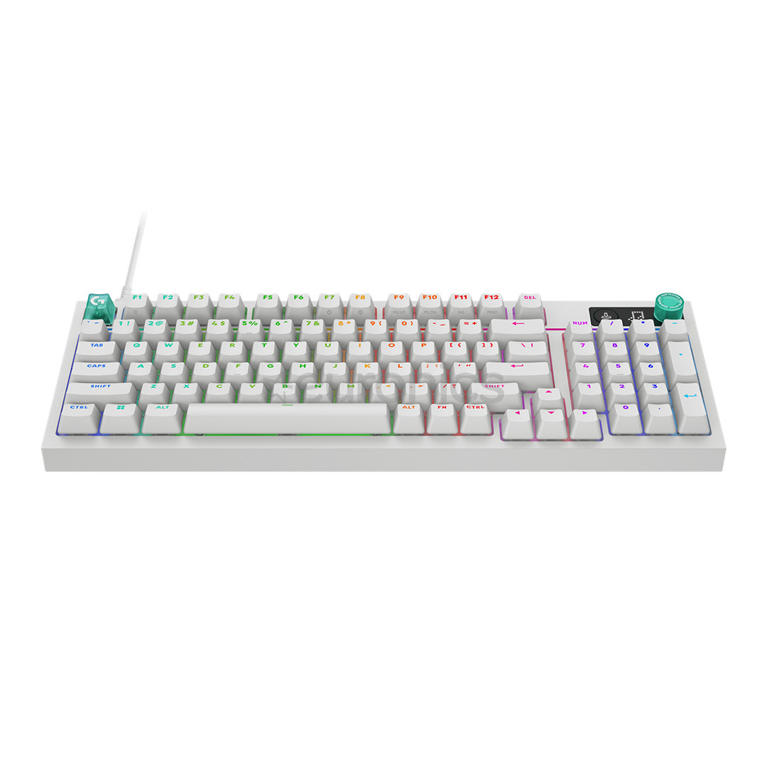 Logitech G316 X 98, Tactile, US, valge - Klaviatuur