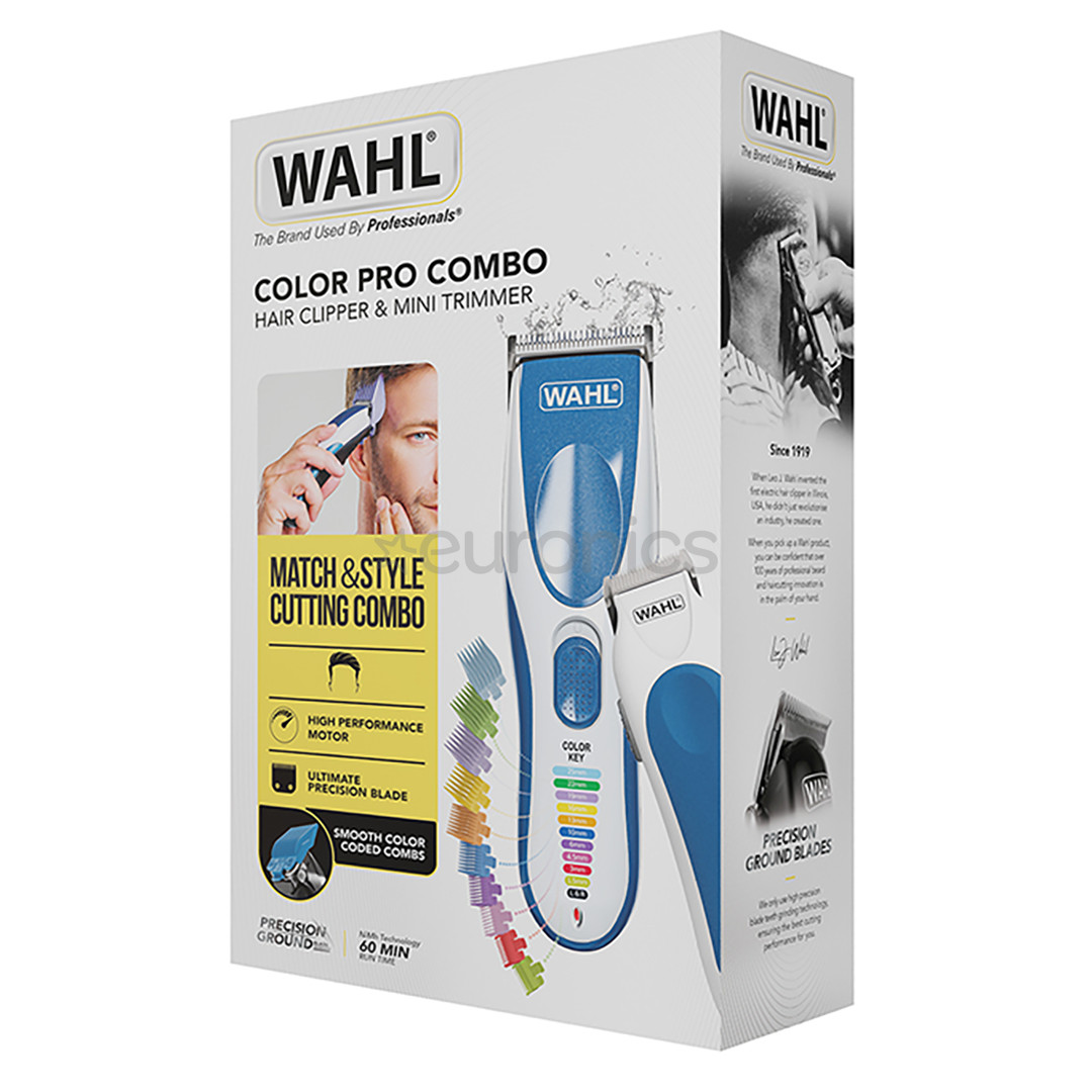 Wahl Color Pro Cordless Combo, blue/white - Hair clipper