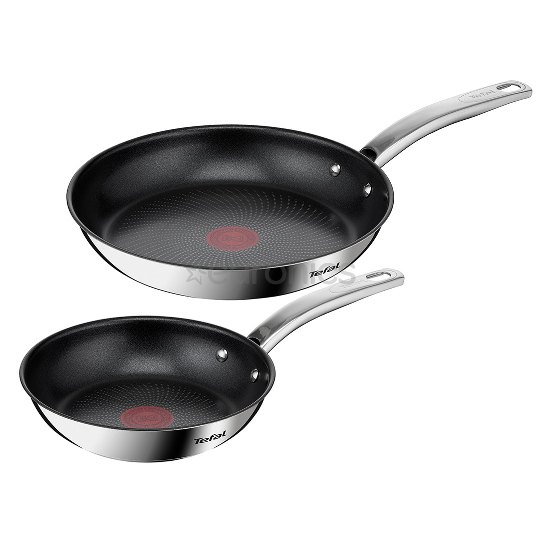 Tefal Intuition, 20/26 см, 2 предмета, нерж сталь - Комплект сковородок