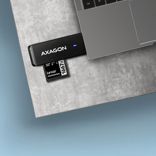 AXAGON CRE-S2N, USB-A, must - Mälukaardilugeja