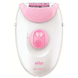 Braun Silk-épil 3, белый/розовый - Эпилятор SE3270