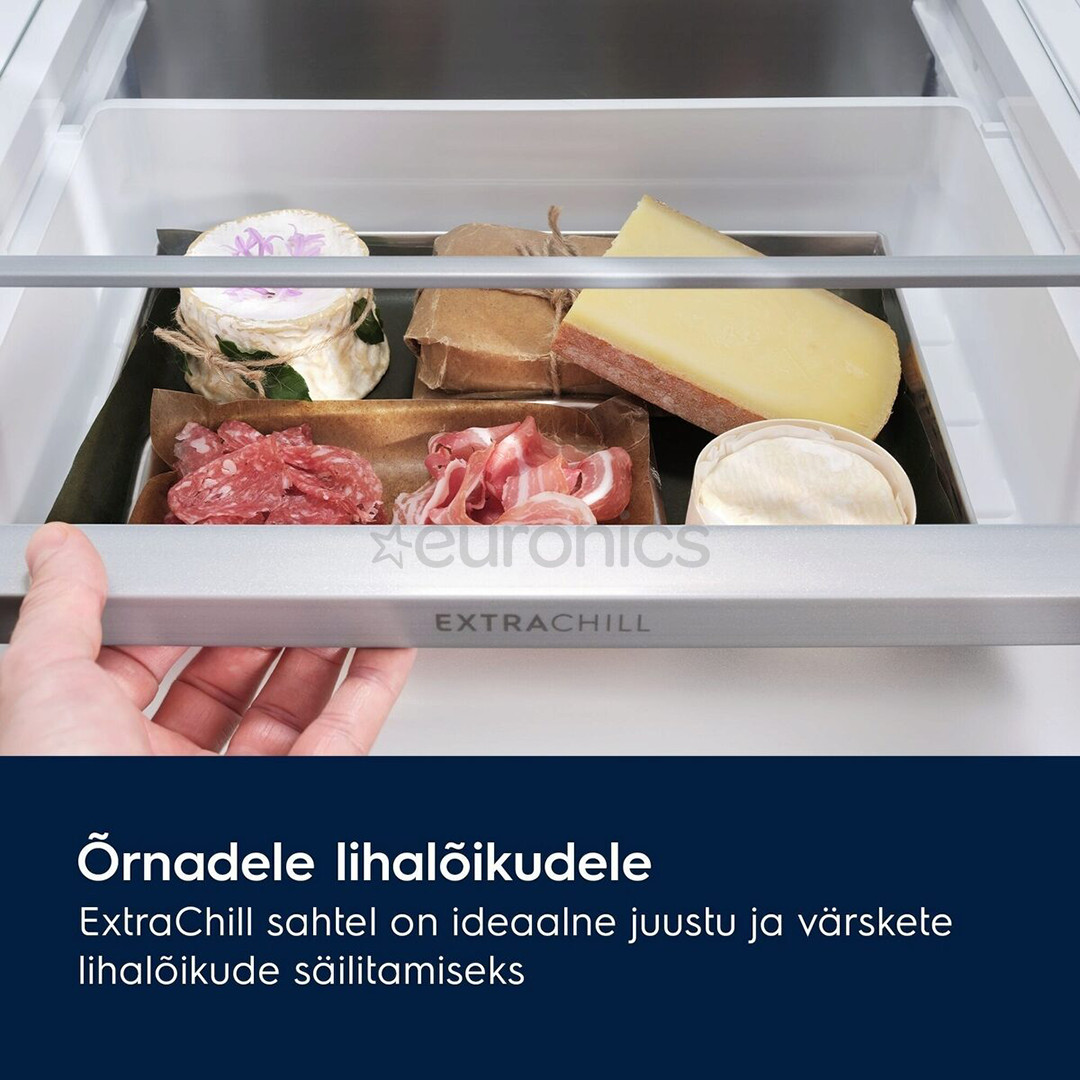 Electrolux 700 No Frost AI CoolAssist, 269 L, kõrgus 189 cm - Integreeritav külmik
